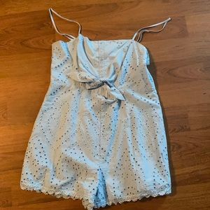Spaghetti strap romper